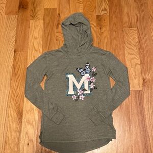 thin sage sweatshirt.